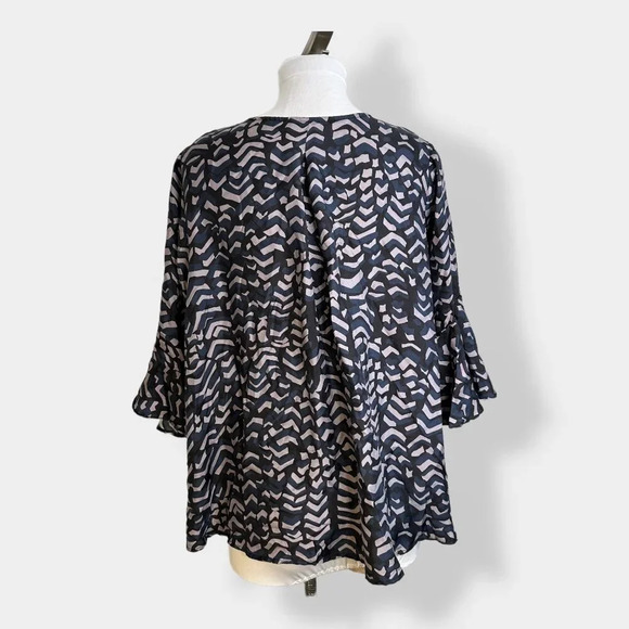 LaRoque Original Silk Patterned Blouse - Picture 3 of 5